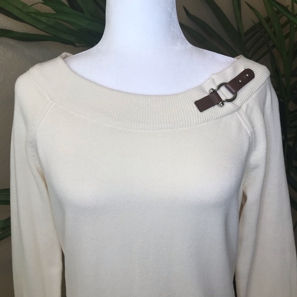 Ralph Lauren Buckle Women’s Sweater - Size: M/L - Picture 11 of 17